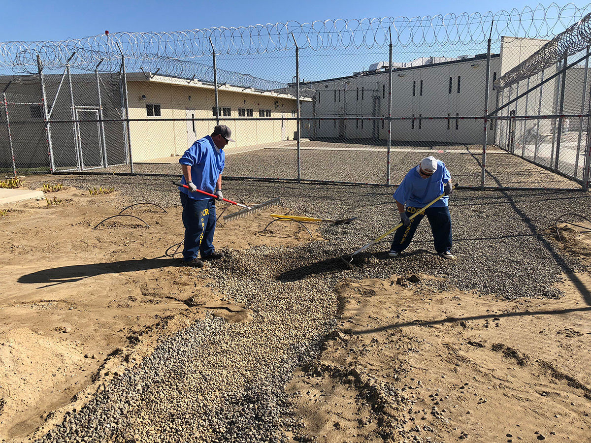 Avenal State Prison garden